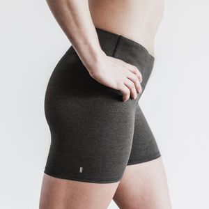 NoBull 4" Midrise Shorts, Black Heather